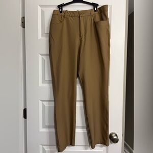 Tan Chinos Relaxed Fit Cotton Blend - Like new!